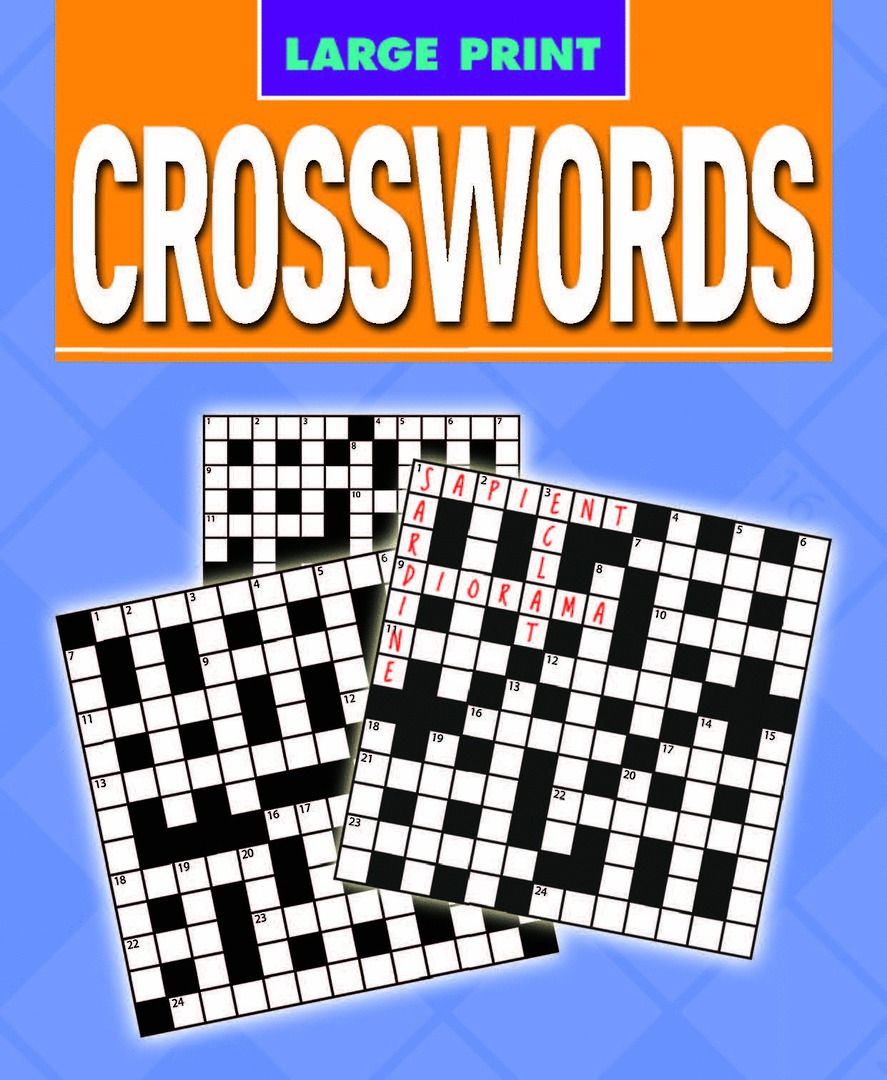 Large Print Crossword Puzzle Book image 0